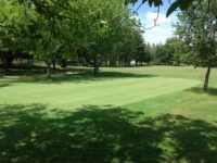 Golf of Château de Bournet in Grospierres