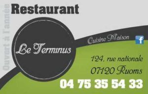 Restaurant Le Terminus in Ruoms